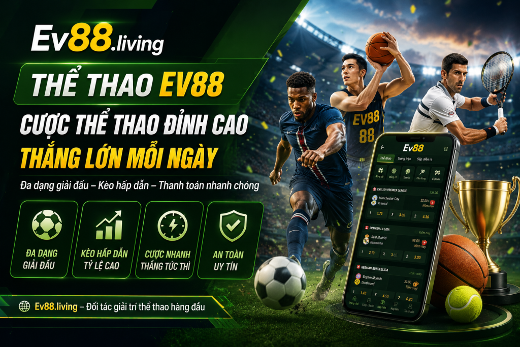 Giao diện Thể Thao EV88